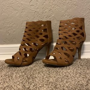 Camel Cage Heels